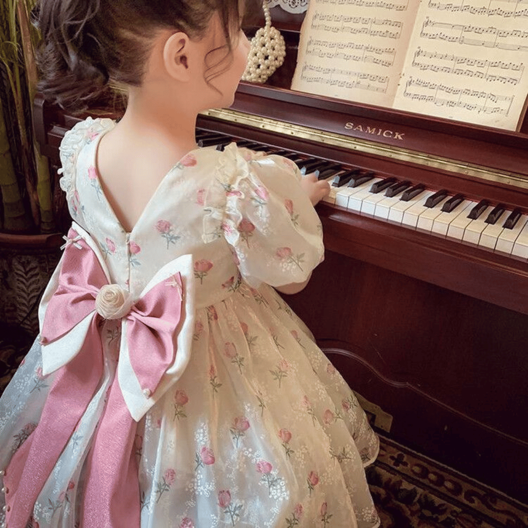 Classic Dotted Princess Dress